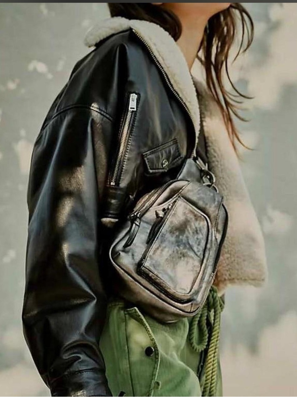 Free People Hudson Suede Sling Bag